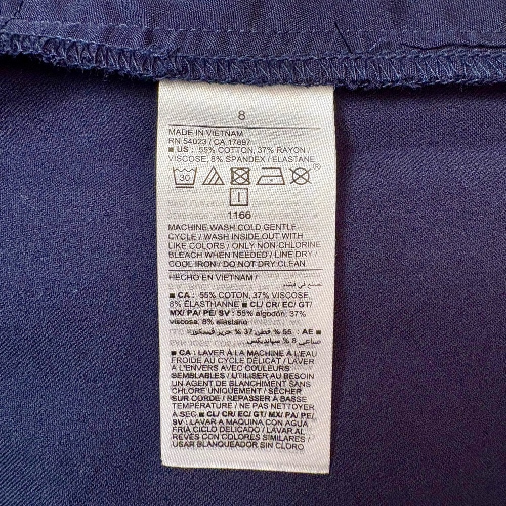 Old Navy Maternity Full-Panel Pixie Straight Blue… - image 8